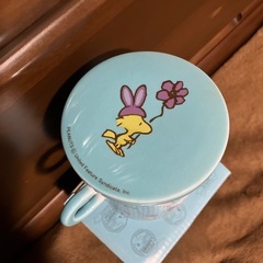 新品未使用品❗️蓋付きマグカップ　イースタービーグル　SNOOPY 水色の画像