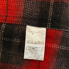 GUメンズ　ネルシャツ　Sサイズ　の画像