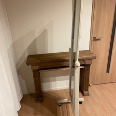 姿見　鏡　ホワイトの画像