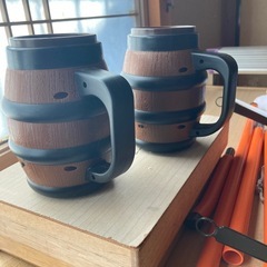 ビール缶を中に入れ、傾けると音が鳴ります。。