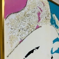 マリリンモンロー　壁絵の画像