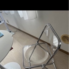 クリアチェア　折り畳み