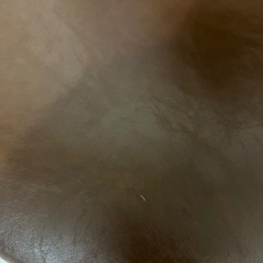 ダイニングチェア　椅子　ヴィンテージ風　ブラウン　レザーの画像