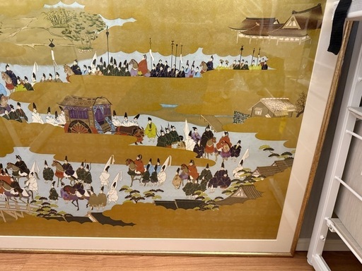 和紙の絵画　　プリント