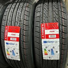 🌞195/65R15⭐工賃込み！新品未使用！プリウス、ノア、ヴォクシー、エスクァイア、アイシス、アリオン、ウィッシュ、オーパ、オーリス、カローラスポーツ、カローラツーリング、カローラフィールダー、ストリーム、インテグラ、エディックス、ステップワゴン、セレナ、アクセラ、インプレッサ等に！THREE-A製サマータイヤ入荷しました🌞の画像