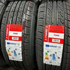 🌞195/65R15⭐工賃込み！新品未使用！プリウス、ノア、ヴォクシー、エスクァイア、アイシス、アリオン、ウィッシュ、オーパ、オーリス、カローラスポーツ、カローラツーリング、カローラフィールダー、ストリーム、インテグラ、エディックス、ステップワゴン、セレナ、アクセラ、インプレッサ等に！THREE-A製サマータイヤ入荷しました🌞の画像