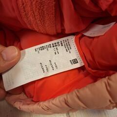 ユニクロ ベビー アウター ダウン UNIQLO ピンク 80 80cmの画像