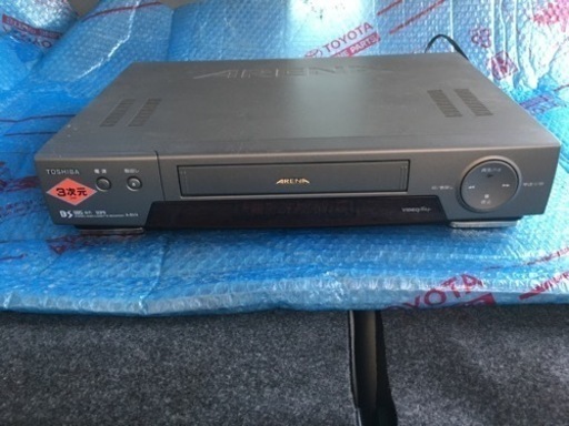 TOSHIBA  VHSビデオデッキ　動作チェック済み