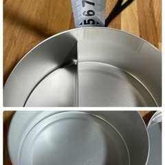 昭和レトロ⚪️アルミのお弁当箱の画像