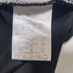 カットソー　チュニック　3Lの画像