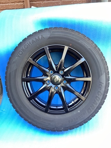 215/65-16  スタッドレスタイヤ4本　アルミホイール付