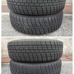 15㌅アルミホイール(LEBEN)と15㌅スタッドレスタイヤ(AUTOBACS North TreK N3i)の4本セットの画像