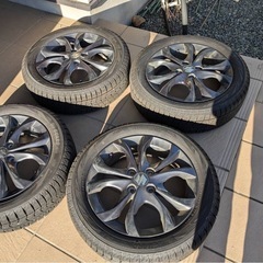 【値下げ】中古スタッドレスタイヤ　165/60R15 スズキ純正...