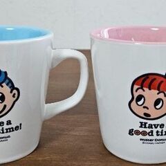 【未使用】　ミスド　マグカップ　2個セット　オサムグッズ　美品　レトロ
