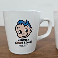 【未使用】　ミスド　マグカップ　2個セット　オサムグッズ　美品　レトロの画像