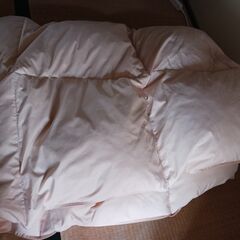 【引き渡し者、決定】布団　掛け布団、　敷き布団　１組