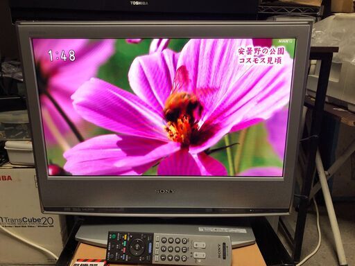 SONY ソニー 20V型 BRAVIA ブラビア　KDL-20S2500  ハイビジョンデジタル液晶TV　リモコン付き
