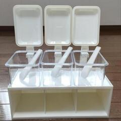 たてよこ置ける調味料ポットセットの画像