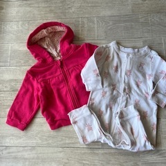 ベビー　gap ロンパース　70 赤ちゃん　赤
