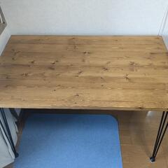 LOWYA ロウヤ ダイニングテーブル 無垢材 奥行き70cm 幅120cm
