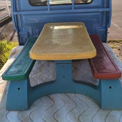 野外用　テーブル　（ペット等　置き物用）