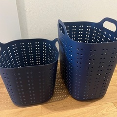 ニトリランドリーバスケット　MLセット