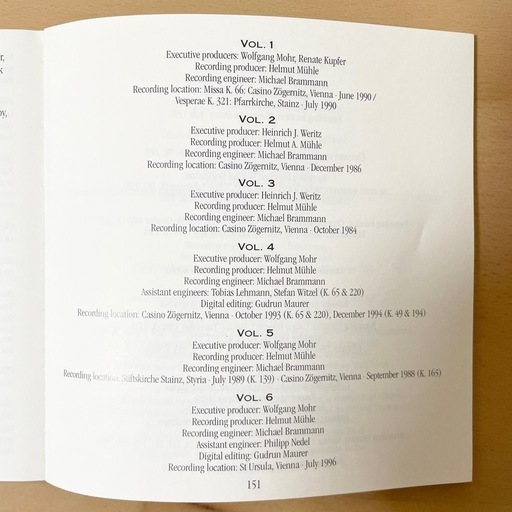 モーツァルト 完全なる聖なる作品集 13CD (debukoba) 落合のCD