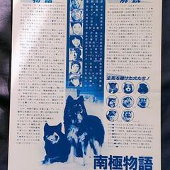 映画 南極物語 チラシ バッジの画像