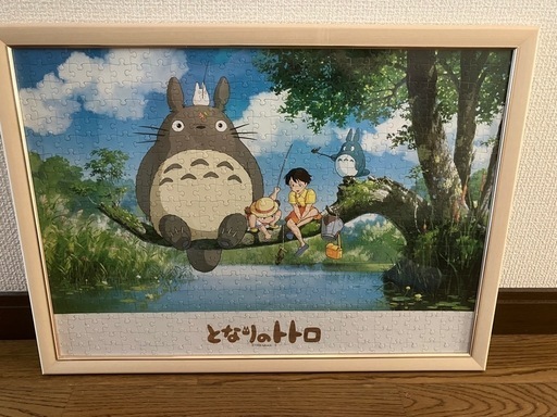 トトロパズル（完成品・額縁付き）