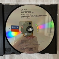 バッハ：ダブル・トリプル協奏曲 CD2枚の画像