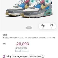 【未使用】【海外限定】NikeAIR MAX 90 SE