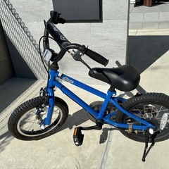 キッズ自転車14インチ補助輪付きの画像