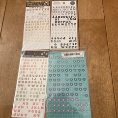 アルファベット文字シール
