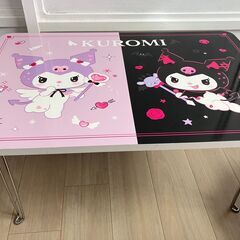 【中古雑貨】クロミちゃん　折り畳みテーブル