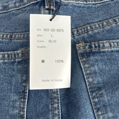 ダメージデニム　
Lサイズの画像