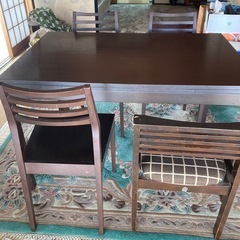 お話中　　ダイニングテーブルセット　イタリア製の画像