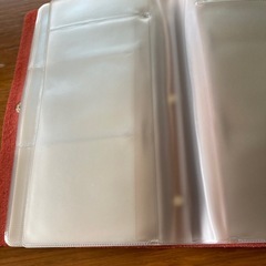 未使用品　通帳、診察券お薬手帳入れの画像