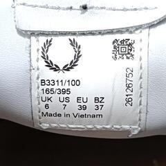フレッドペリー FRED PERRY スニーカー レザー ローレルリース 白色 24.5cm レディースの画像