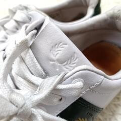フレッドペリー FRED PERRY スニーカー レザー ローレルリース 白色 24.5cm レディースの画像