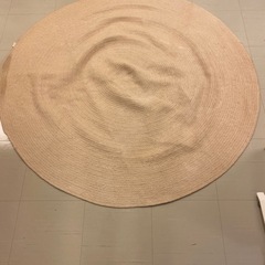 可愛い編み込んでるラグ