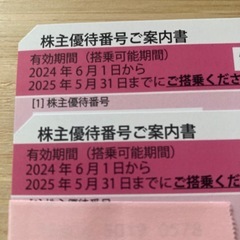 ANA株主優待2025 5/25までの画像