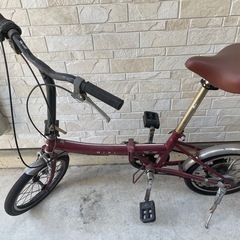 【パンク・ボロボロ】折り畳み自転車