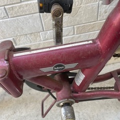 【パンク・ボロボロ】折り畳み自転車の画像