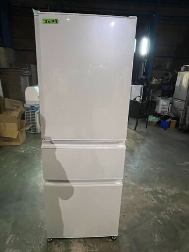 【中古】三菱　3ドア冷蔵庫　2021年式　動作確認済　傷有り