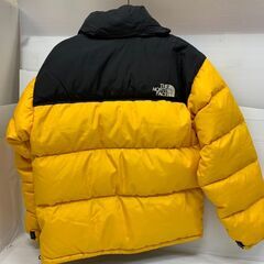 ザ ノースフェイス ヌプシダウンジャケット NORTH　FACE イエロー　メンズ　Mの画像