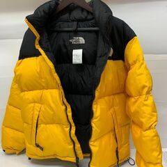 ザ ノースフェイス ヌプシダウンジャケット NORTH　FACE イエロー　メンズ　Mの画像