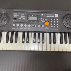 37鍵 電子キーボード ブラック エレクトロニック USBケーブルの画像