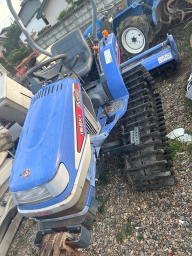 イセキトラクター フルクローラ TPC153 使用時間324h ロータリー　ハロー付き