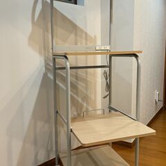 山善レンジ台【美品】の画像