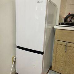 ハイセンス 冷蔵庫 幅48cm 154L ホワイト HR-D15...